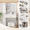 MODFU Schminktisch-Set mit verstellbarer LED-Beleuchtung, Produktbild-Vorschau 6