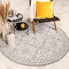 Volero - Outdoor Teppich Rund - Summer Oriental Hellgrau - Produktbild-Vorschau 9