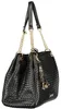 Elegante schwarze Damentasche mit vielseitigem Design und Produktbild-Vorschau 3