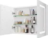 Armadio a specchio per bagno con illuminazione 80x16x60cm Anteprima dell’immagine prodotto 4