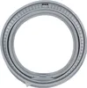 A gray washing machine door seal is shown against a white background. Produktbild-Vorschau