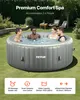 Vasca da bagno gonfiabile VEVOR per 4-6 persone (208 x 66 Anteprima dell’immagine prodotto 2