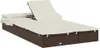 2-Personen-Sonnenliege mit Dach Braun 213x118x97 Poly Produktbild-Vorschau 9