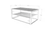 Skye Decor, Asude - Gold, Marble, Gold, Couchtisch, 95 x 42 Produktbild-Vorschau 6