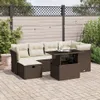 The Living Store 7-tlg. Garten-Sofagarnitur mit Kissen Produktbild-Vorschau 2