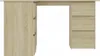 A corner desk with drawers against a white background. Produktbild-Vorschau