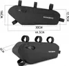 Torba, sakwa rowerowa pod ramę 4L ROCKBROS (AS-018) czarna, Podgląd zdjęcia produktu 3