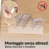 DEKAZIA® 10pz Supporti per Mensole Autoadesivi | Supporto Anteprima dell’immagine prodotto 3