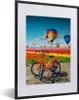 MuchoWow® Gerahmtes Poster Heißluftballon - Orange - Tulpen Produktbild-Vorschau 1