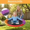 Houpačka COSTWAY typu „hnízdo“ (průměr 120 cm), houpačka s Náhled obrázku produktu 6