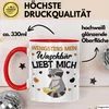 Waschbär Tasse Geschenk Wenigstens Mein Waschbär Liebt Mich Produktbild-Vorschau 3