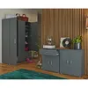 A modern living room or hallway with a wardrobe and a sideboard. Podgląd zdjęcia produktu