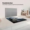 KitchenYeah© Herdabdeckplatte Wolf - Tier - Wald , 57x51cm, Produktbild-Vorschau 3