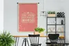 MuchoWow® Wandteppich Wandbehang Jahrgang - Gestaltung - Produktbild-Vorschau 2