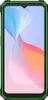 A front view of a rugged smartphone with a green frame. Produktbild-Vorschau