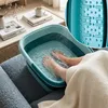 Relaxdays Fußbadewanne, faltbar, Noppen, Henkel, HxBxT: 23 Produktbild-Vorschau 5