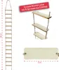 Oblique Unique Wichtel Leiter aus Holz zum Aufhängen DIY Produktbild-Vorschau 2