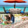 Tischdecke Wachstuch Blumen Rot Robust Wasserabweisend Produktbild-Vorschau 4