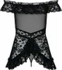 Obsessive - Babydoll A Fiori Schwarz L/Xl Anteprima dell’immagine prodotto 8