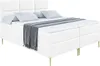 ALTDECOR  Boxspringbett mit Gold Füßen, Matratze und Produktbild-Vorschau 2