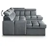 Ecksofa Gomez U-Form links mit Schlaffunktion und 2x Produktbild-Vorschau 6