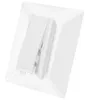 A white plastic mounting plate with a clip mechanism, shown from a slightly angled perspective against a white background. Produktbild-Vorschau