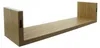 3x Wandregal aus Holz, natur furniert / weiß, Regalset, Produktbild-Vorschau 6