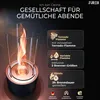 Firell® Cheminée de table CURL-II en métal - Cheminée au Voir les images du produit 2
