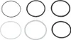 Six different sized rings are arranged in two rows of three. Produktbild-Vorschau
