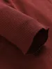 Pullover für Damen in Rot, gefertigt aus einem Materialmix Produktbild-Vorschau 3