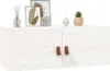 A white cabinet with artwork and decorative items on top. Anteprima dell’immagine prodotto