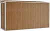 vidaXL Capannone attaccato Marrone 118x288x178 cm Acciaio Anteprima dell’immagine prodotto 1