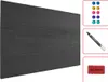 ALLboards Metallische Magnettafel GRAUES HOLZ 60x40cm Produktbild-Vorschau 1