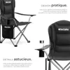 Chaise de camping rembourrée pliable MTX - Lot de 2 Voir les images du produit 3