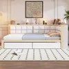 A daybed with storage drawers in a bedroom setting. Náhled obrázku produktu