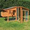 Hühnerhaus Liese mit PVC Welldach - mit extra Auslauf Produktbild-Vorschau 3