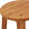 vidaXL Barhocker 2 Stk. Massivholz Akazie Produktbild-Vorschau 6