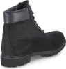 A black Timberland boot shown from the side and back on a white background. Anteprima dell’immagine prodotto