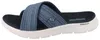 SKECHERS Go Walk Flex Sandal Damen Pantolette blau Textil - Produktbild-Vorschau 12