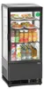 Bartscher Mini-vitrine réfrigérée 78L, noir, LxlxH : Voir les images du produit 1