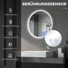 Kleankin badspiegel met verlichting, diameter 70 cm, Productafbeelding-voorbeeld 4