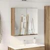 vidaXL Kúpeľňová zrkadlová skrinka Artisan dub 64x20x66,5 Náhľad obrázku produktu 2
