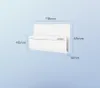 A white smartphone wall mount with dimensions indicated by measurement lines and text. Náhled obrázku produktu