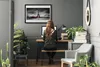 Bild 70x50 MDF-Rahmen Wandkunst Eiffelturm Architektur Produktbild-Vorschau 3