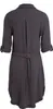 Knit Factory Kim Blusenkleid - Anthrazit - S - 100% Produktbild-Vorschau 2