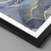 Gerahmtes Poster - Schwarzer Rahmen - Gold Blau Farbe - Produktbild-Vorschau 2
