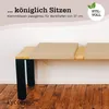Lycce Bankauflage Klemmkissen 2 Leisten, Sitzkissen Produktbild-Vorschau 7