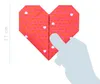Set di carte Clairefontaine Origami Heart 60 fogli Anteprima dell’immagine prodotto 3