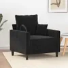 vidaXL Sessel Schwarz 60 cm Samt Produktbild-Vorschau 2
