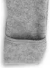 A close-up view of the cuff of a grey baby overall. Produktbild-Vorschau